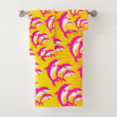 Search for dolphin bath towels Pink