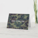 Search for camouflage birthday cards Hunting