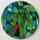 Search for round shape badges Red