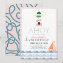 Search for lighthouse birthday invitations Nautical
