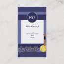 Search for softball business cards Professional
