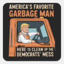 Search for garbage man stickers Political