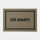 Search for funny go away doormats Burlap