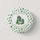 Search for lucky shamrock clover badges Green