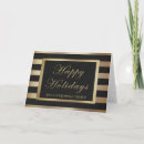 Search for elegant black business christmas cards Gold