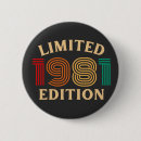Search for 1981 accessories Birthday
