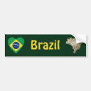 Search for brazil bumper stickers Flag