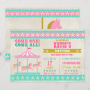 Search for pink carousel invitations Horses