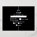 Search for black and silver foil invitations Luxury