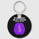 Search for worlds best uncle key rings Purple epilepsy awareness