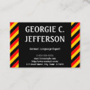 Search for experts business cards Black