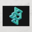 Search for optical illusion postcards Pattern