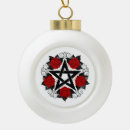Search for wicca christmas tree decorations Red