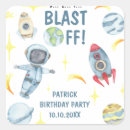 Search for rocket stickers Rocket ship birthday