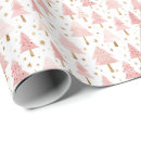Search for christmas tree wrapping paper Pink