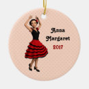 Search for red dress christmas tree decorations Dancer