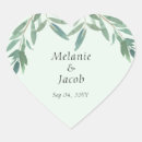 Search for heart wedding stickers Foliage