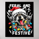 Search for christmas racoon art Funny