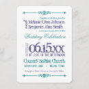Search for purple and turquoise wedding invitations Teal