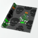 Search for halloween christmas wrapping paper Skull