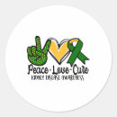 Search for cure stickers Green