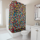 Search for polka dot shower curtains Colourful