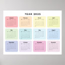 Search for yearly calendar posters Simple