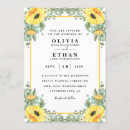 Search for red sunflower wedding invitations Wood