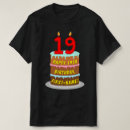 Search for 19th birthday tshirts 19 years old