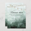 Search for tree rehearsal dinner invitations String lights