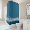 Search for silver and blue shower curtains Festive