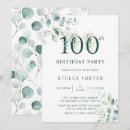 Search for eucalyptus birthday invitations Watercolor