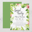 Search for hawaiian graduation invitations Palm leaves