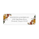 Search for fall colours return address labels Rustic