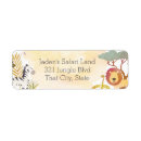 Search for safari animals return address labels Elephant