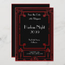Search for harlem night invitations Gold