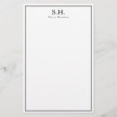 Search for monogram stationery paper Modern