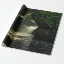 Search for waterfalls wrapping paper Vintage