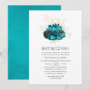 Search for teal bar bat mitzvah invitations Elegant