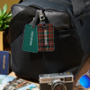 Search for tartan luggage tags Green