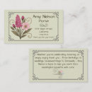 Search for visiting card business cards Floral