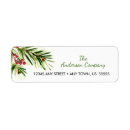 Search for pine and berries return address labels Simple