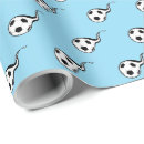 Search for soccer wrapping paper Blue