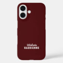 Search for dark burgundy iphone cases Modern