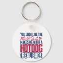 Search for hot dog key rings America
