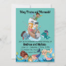 Search for mermaid and pirate birthday invitations Siblings