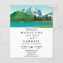 Search for mountain lake wedding invitations Outdoors