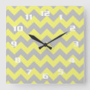 Search for grey and yellow clocks Zig zag