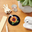 Search for sunflower key rings Colourful