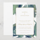 Search for palm leaves wedding invitations Elegant